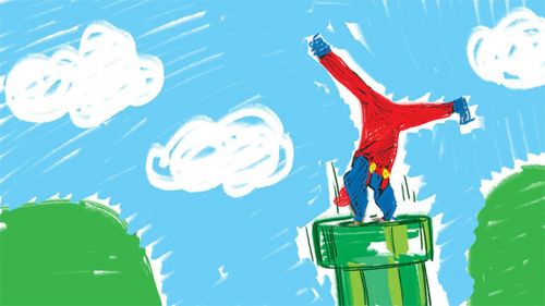 آموزش ننقاشی بر روی ویدئو